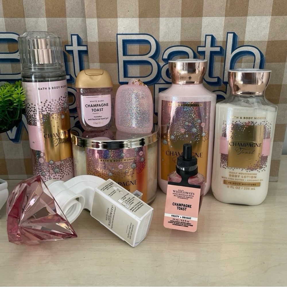Bath and Body Works Champagne Toast 9 Pc Gift Set